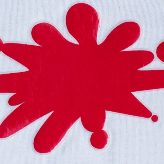 In giả da trên vải